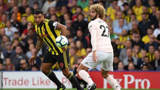 Marouane Fellaini, Troy Deeney