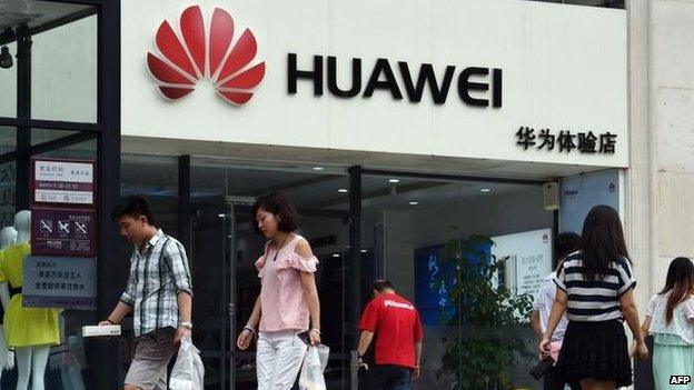 Huawei sign