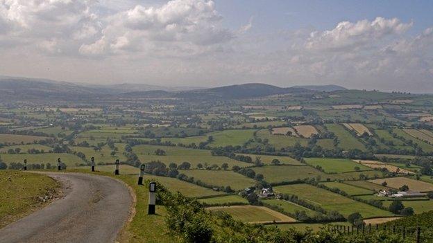 Countryside in Shropshire