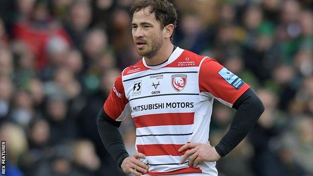 Gloucester Rugby fly-half Danny Cipriani