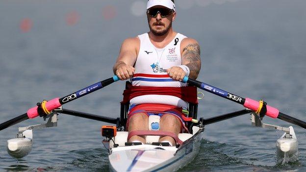 Para-rower Benjamin Pritchard