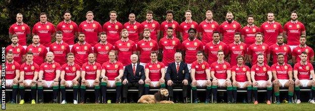 The British and Irish Lions squad for the tour of New Zealand