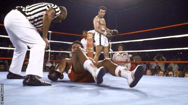 The Rumble in the Jungle 50 years on, by those who witnessed it - BBC Sport