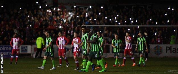 Floodlight failure