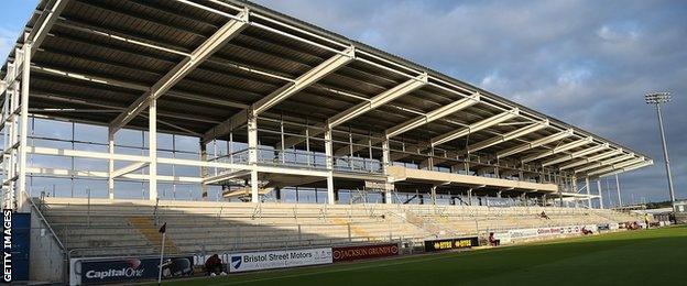 Sixfields Stadium East Stand