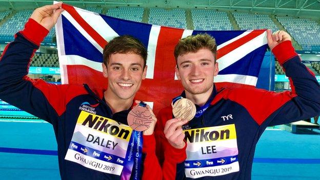 Tom Daley and Matty Lee