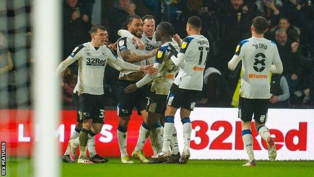 Colin Kazim-Richards scores the Derby winner against West Brom