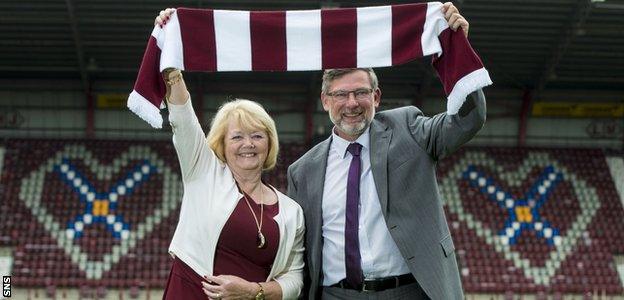 Ann Budge and Craig Levein