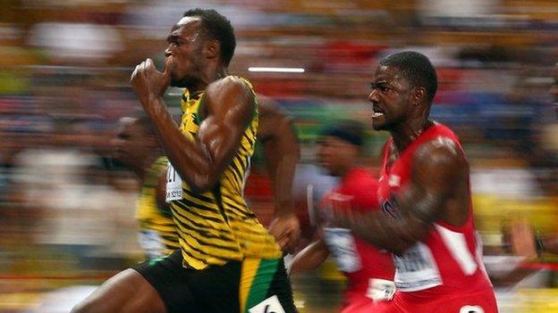 Usain Bolt and Justin Gatlin