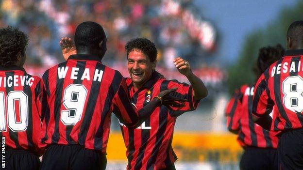 George Weah at AC Milan