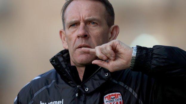 Kenny Shiels is aiming for a first cup success as Candystripes manager