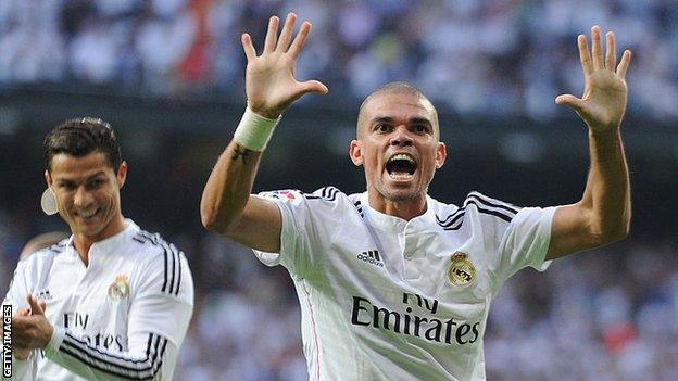 Pepe at Real Madrid