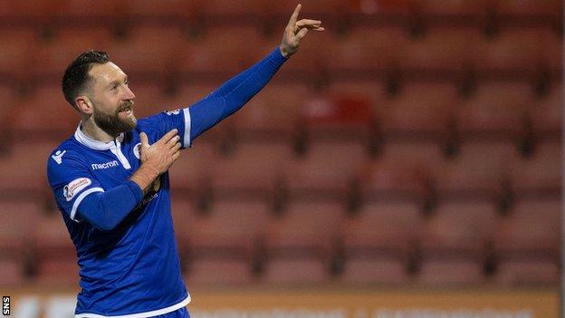 Queen of the South striker Stephen Dobbie