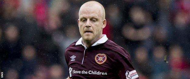 Hearts forward Steven Naismith