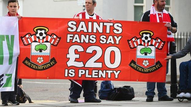 Southampton fans