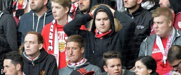 Fans of VFB Stuttgart