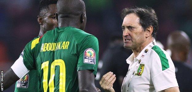 Vincent Aboubakar and Toni Conceicao in conversation