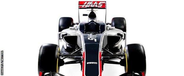 Haas F1 2016 car