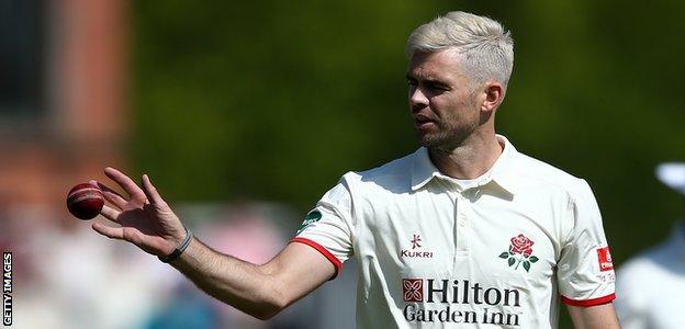 Lancashire's James Anderson