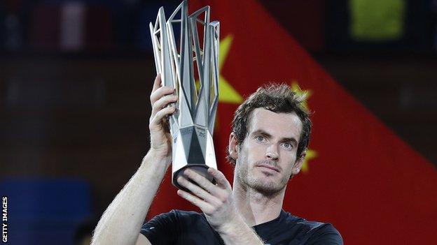 Andy Murray is a three-time winner at the Shanghai Masters