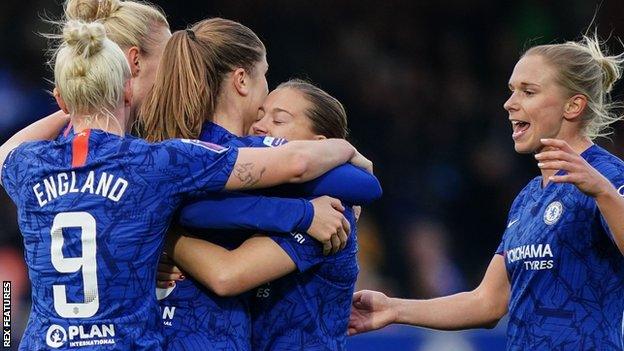 Chelsea celebrate a goal