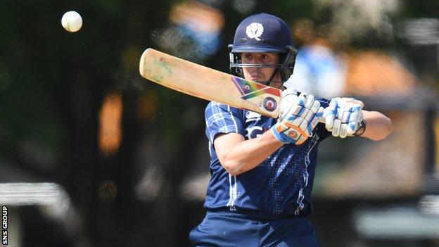 Scotland batsman Calum MacLeod