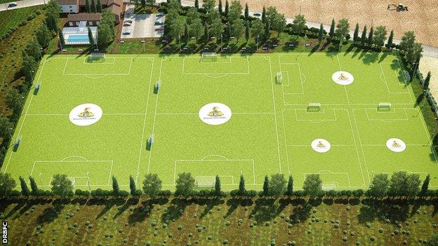 Doncaster Rovers Belles new training pitches