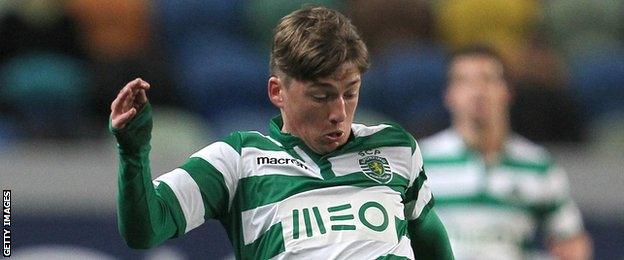 Sporting Lisbon midfielder Ryan Gauld