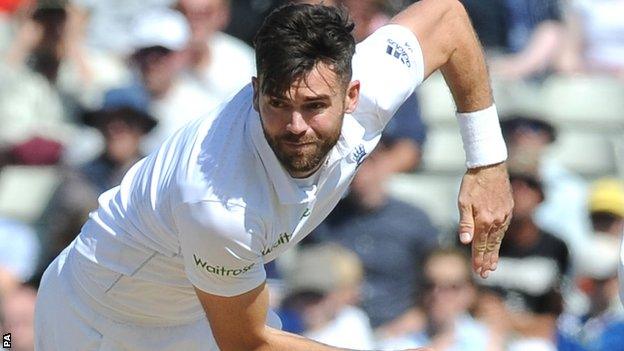 England bowler James Anderson