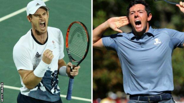 Andy Murray and Rory McIlroy