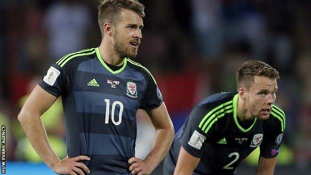 Aaron Ramsey and Chris Gunter