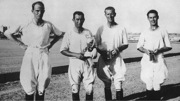 Prince Philip playing polo in 1950