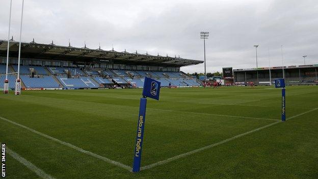 A general view of Sandy Park