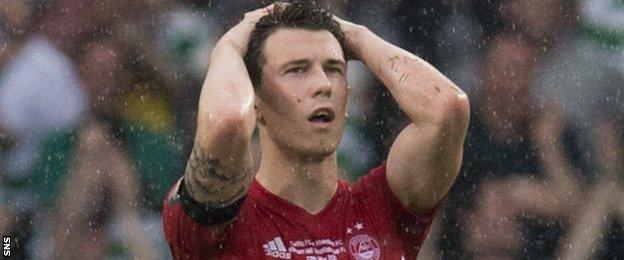 Ryan Jack is left disappointed with Aberdeen