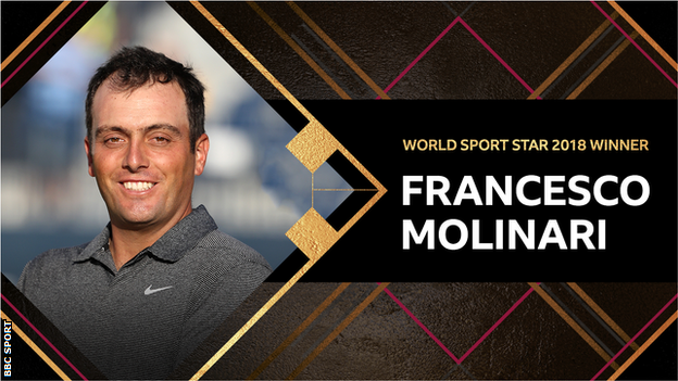 World Sport Star of the Year winner Francesco Molinari