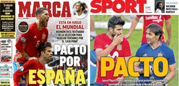 The Spanish press reflect on the issue