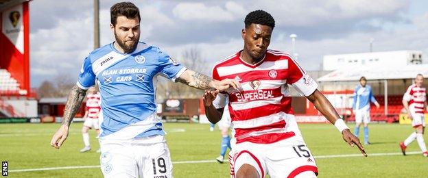 Richard Foster (left) was sent off for his part in the incident with team-mate Danny Swanson