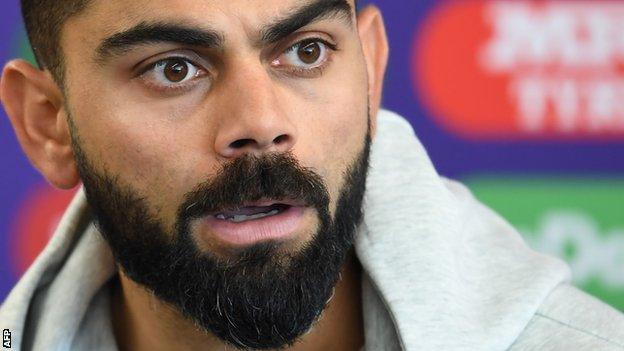 Virat Kohli speaks to the media on Saturday afternoon