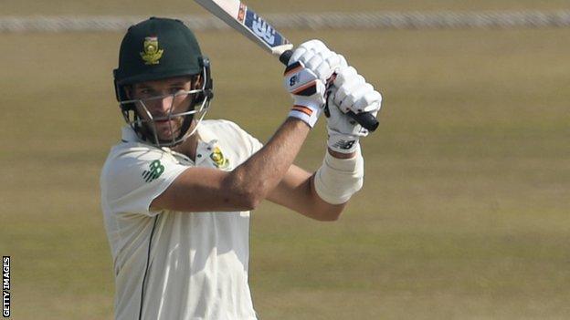 Wiaan Mulder bats for South Africa