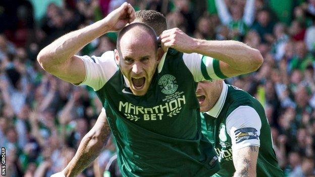 David Gray scored the winning goal in the 2016 Scottish Cup final