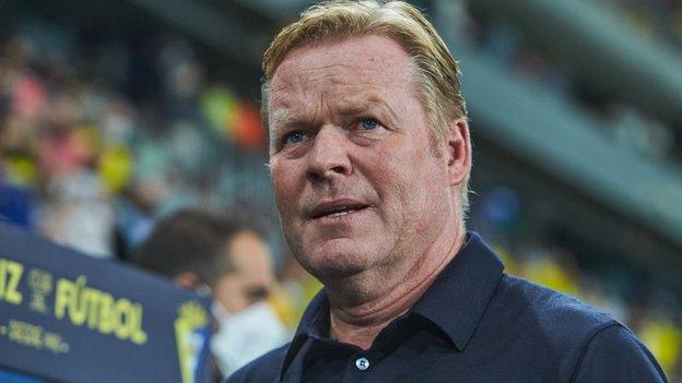 Barcelona manager Ronald Koeman