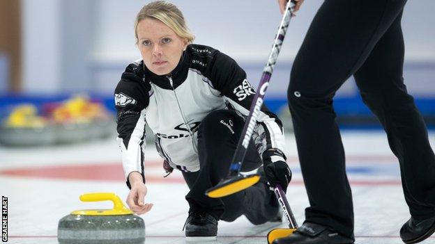 Vicky Wright in action at the European Championships last year