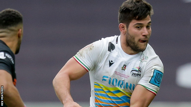 Renato Giammarioli played against Worcester for Zebre in January