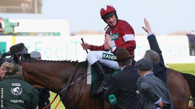 Davy Russell on Tiger Roll