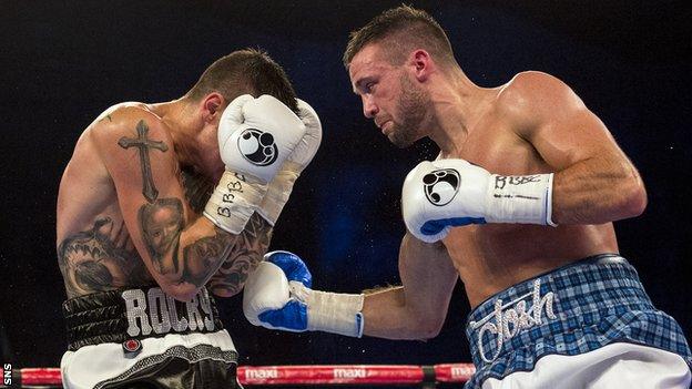 Josh Taylor beats Dave Ryan