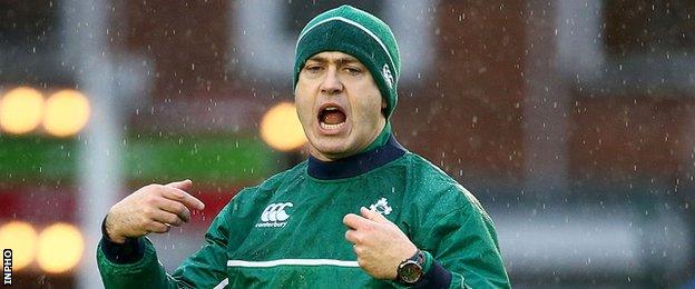 Ireland coach Tom Tierney