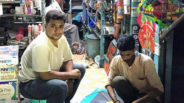 Mohammad Ahmed at his shop