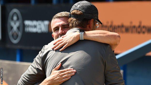 Ryan Lowe and Jurgen Klopp