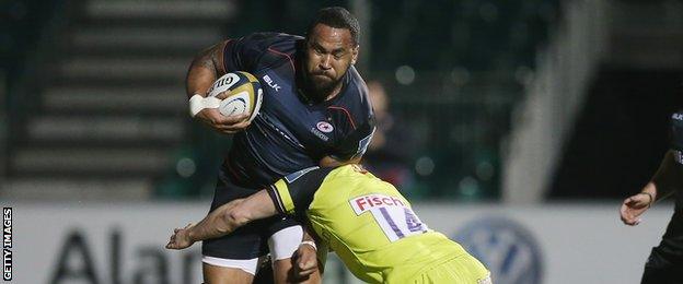 Samuela Vunisa in action for Saracens