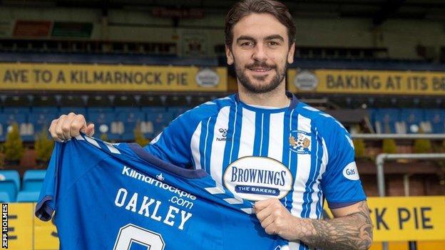 New Kilmarnock striker George Oakley